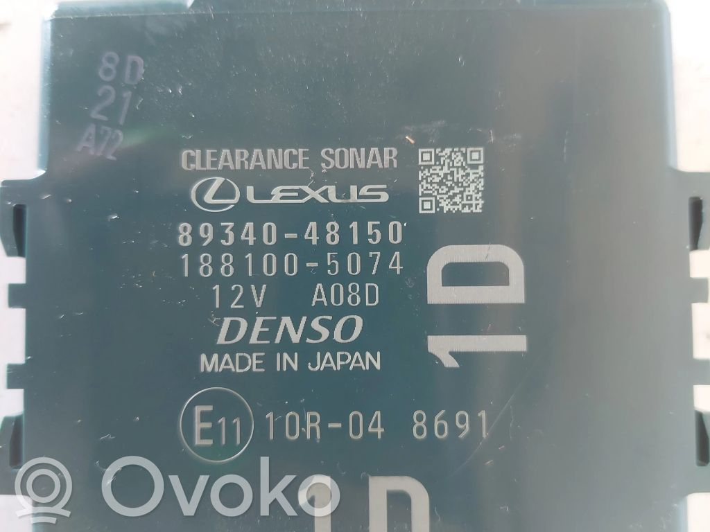 Lexus RX 450H Parking PDC control unit/module 