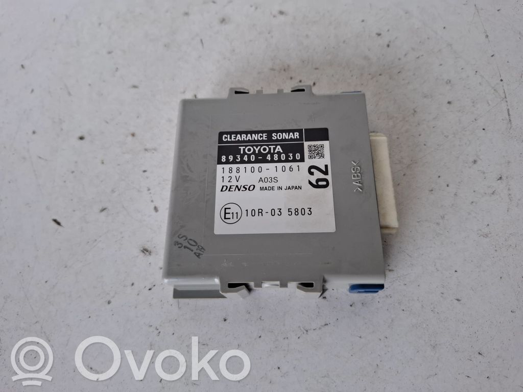 Lexus RX 450H Parking PDC control unit/module 