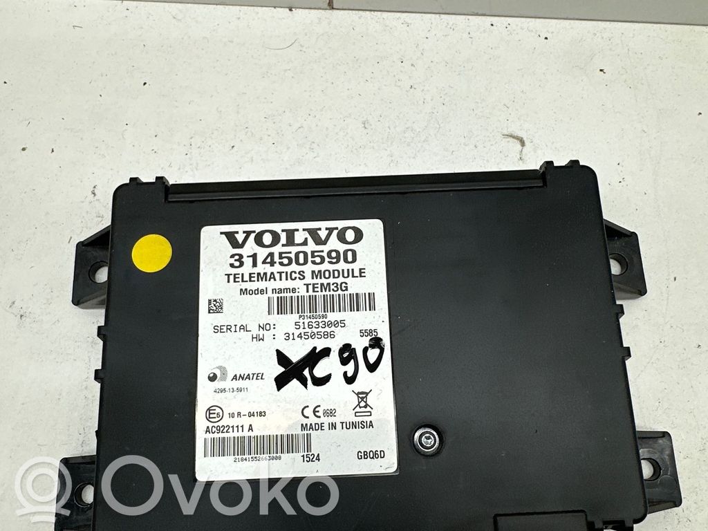 Phone control unit/module   31450590,51633005,31450586