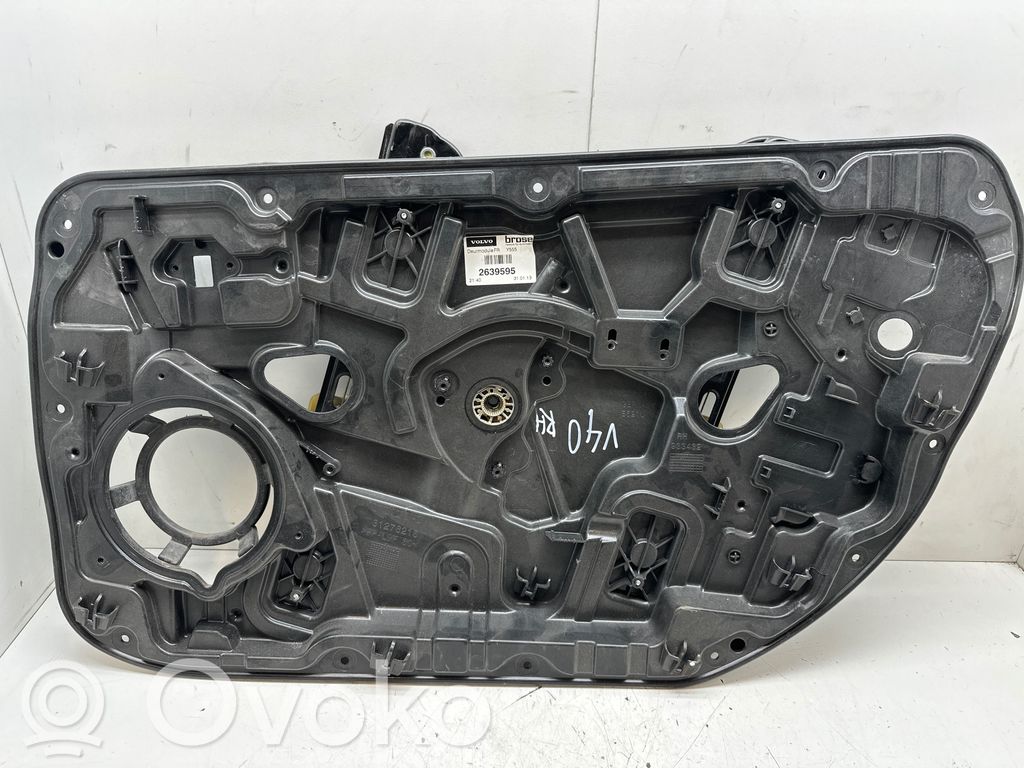 Volvo V40 Передний електрический механизм для подъема окна без двигателя 