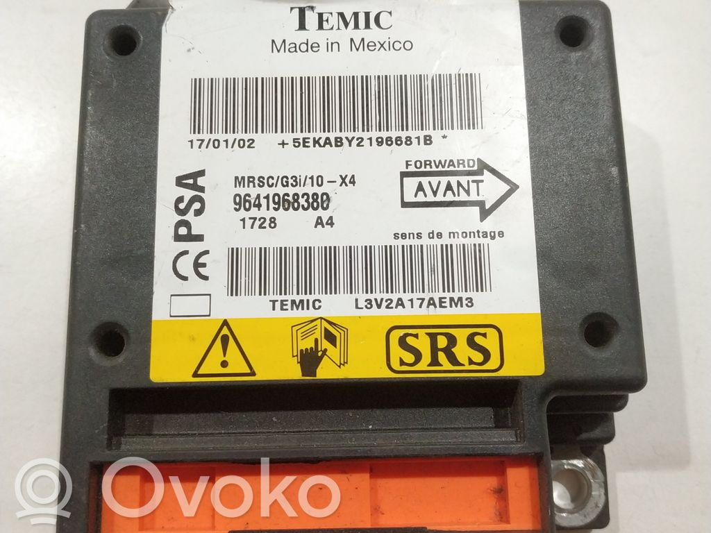 Airbag control unit/module   9641968380,1728A4,1728