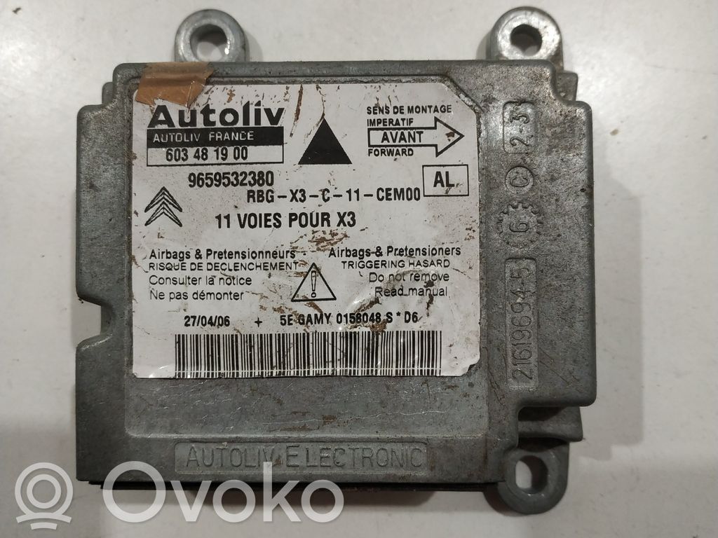 Citroen C5 Airbag control unit/module 