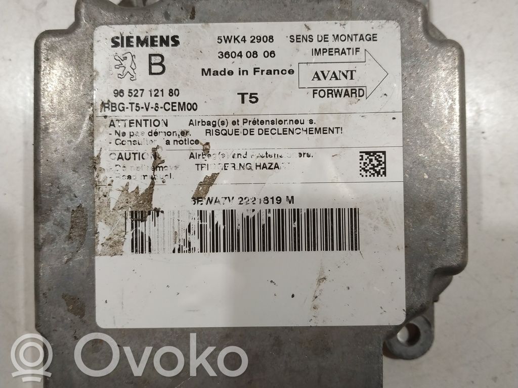 Peugeot 307 Airbag control unit/module 