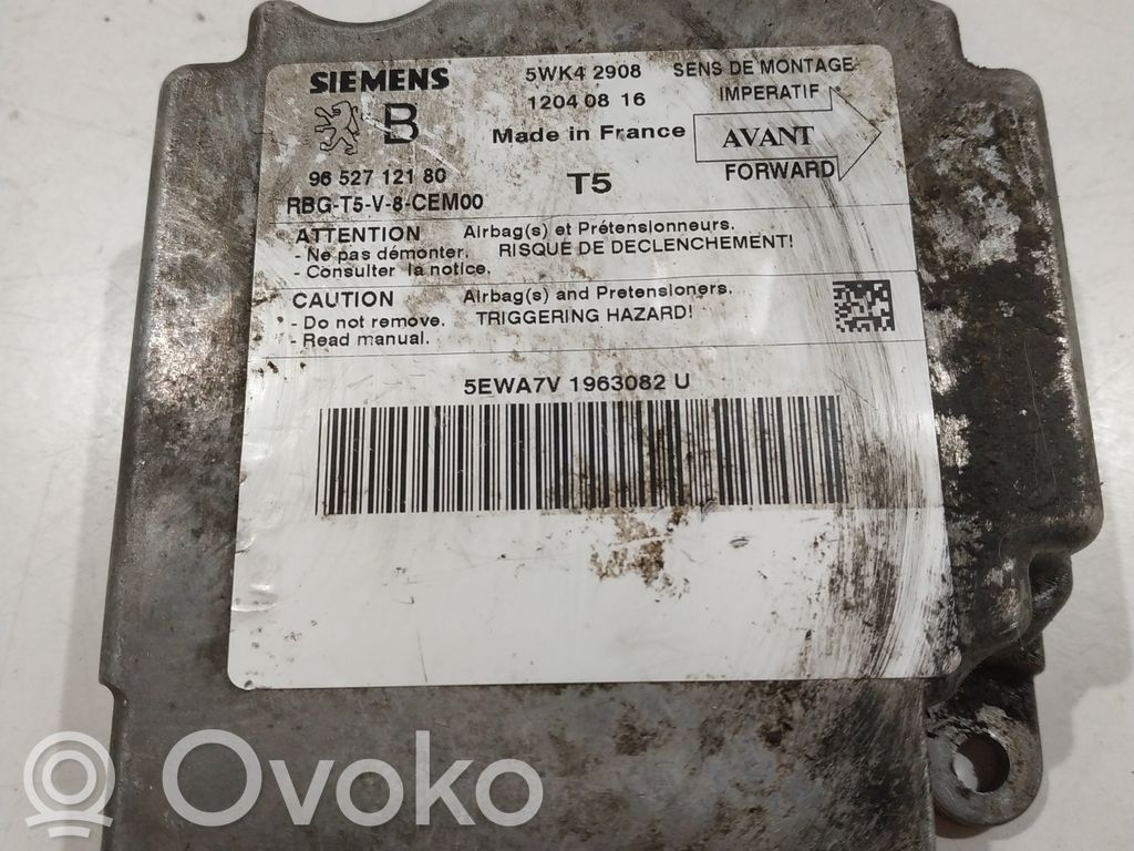 Peugeot 307 Airbag control unit/module 