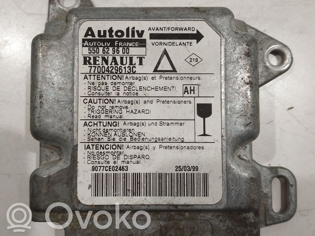 Renault Laguna I Airbag control unit/module 