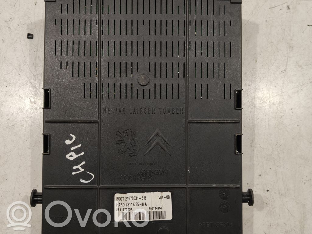Citroen C4 I Picasso Comfort/convenience module 