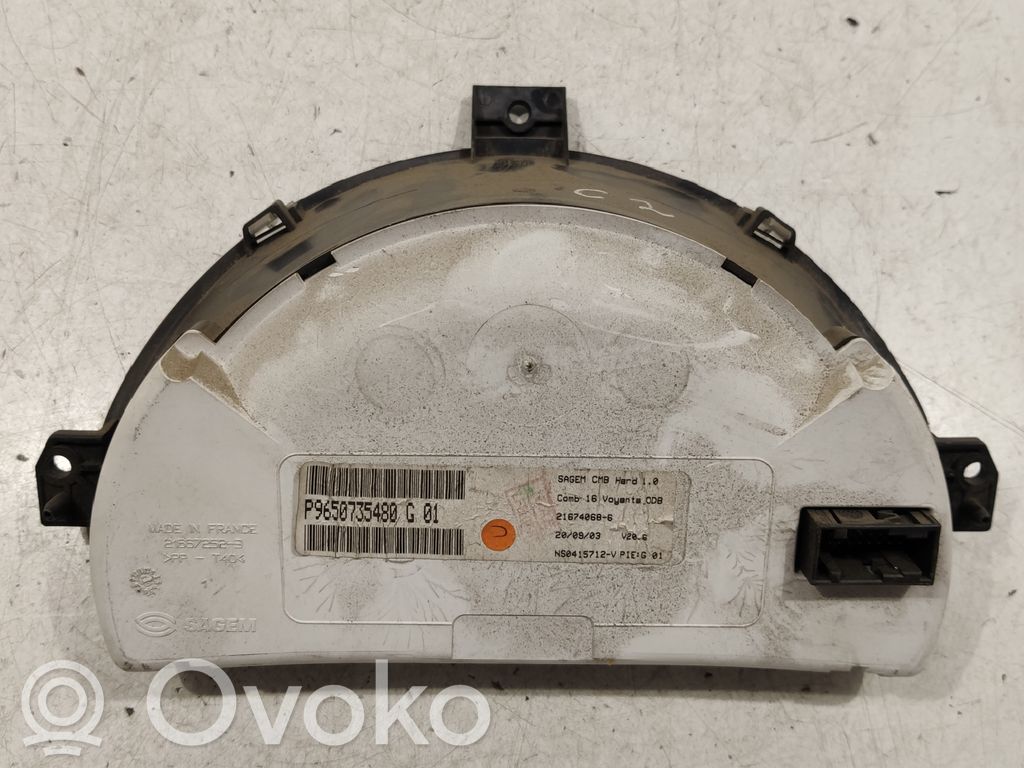 Citroen C2 Speedometer (instrument cluster) 