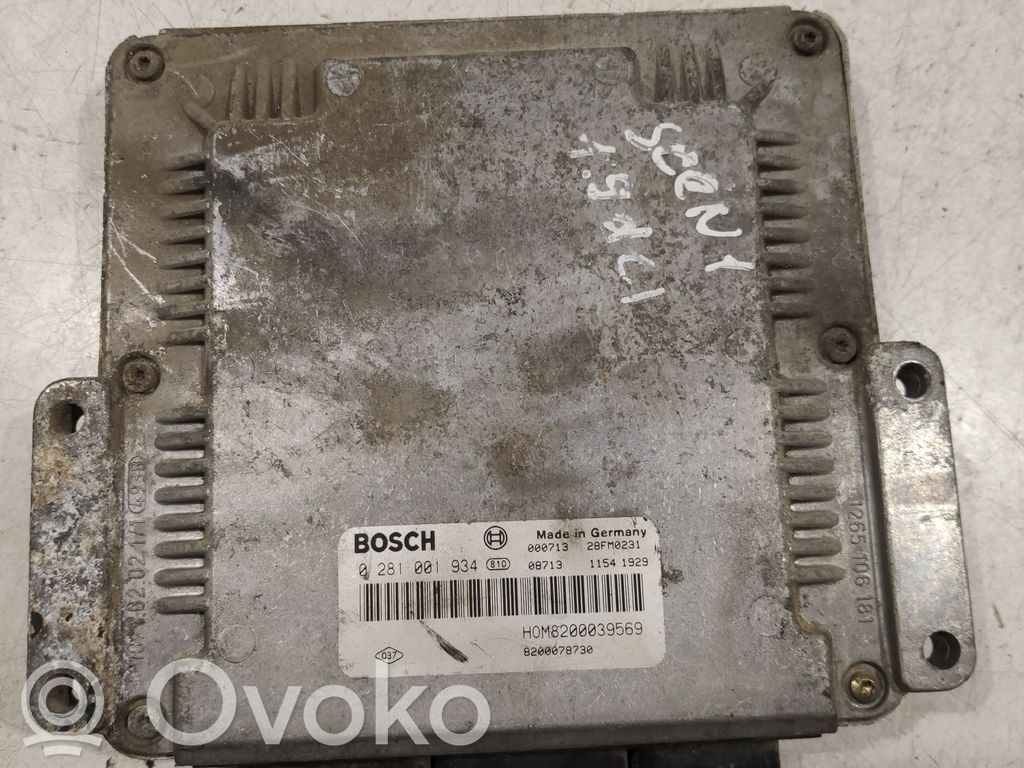 Renault Scenic II -  Grand scenic II Engine control unit/module ECU 