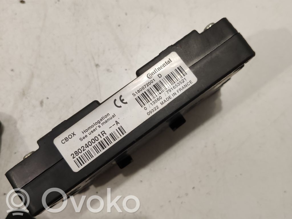 Renault Megane III GPS navigation control unit/module 
