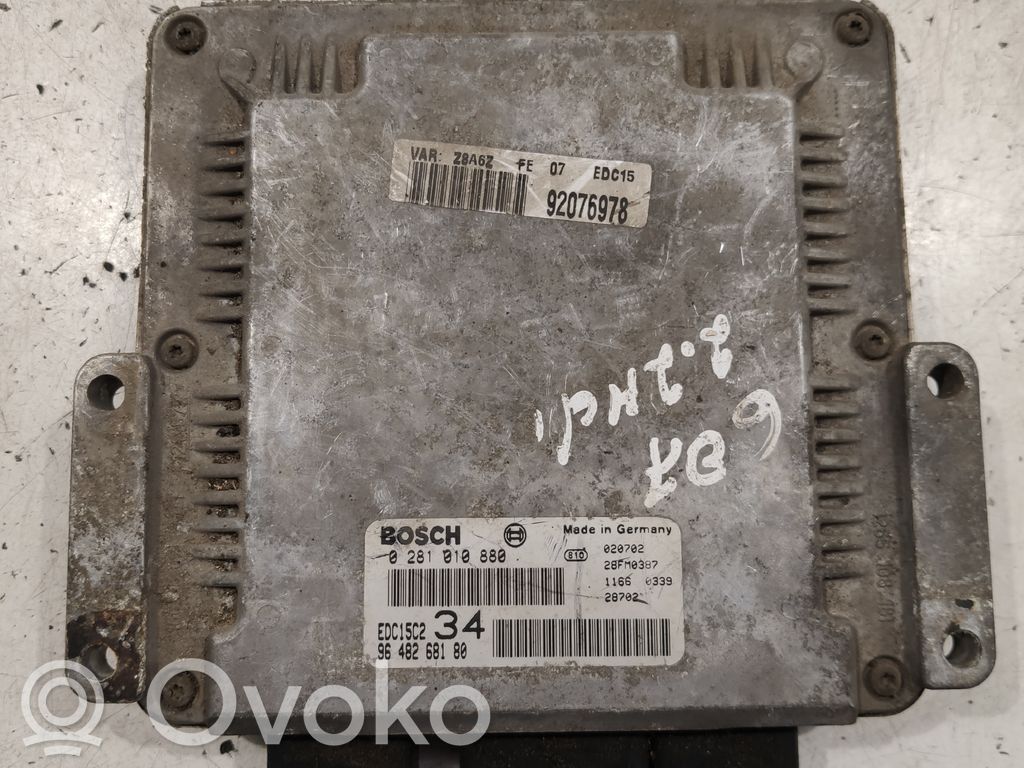 Peugeot 607 Engine control unit/module ECU 