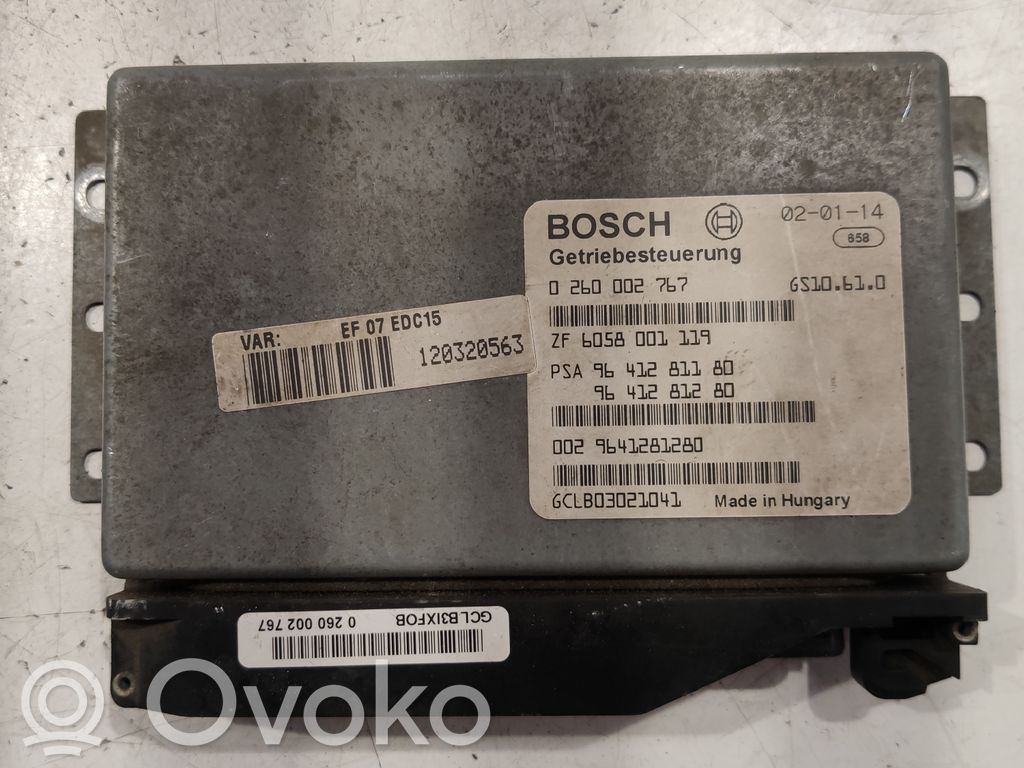 Peugeot 607 Gearbox control unit/module 