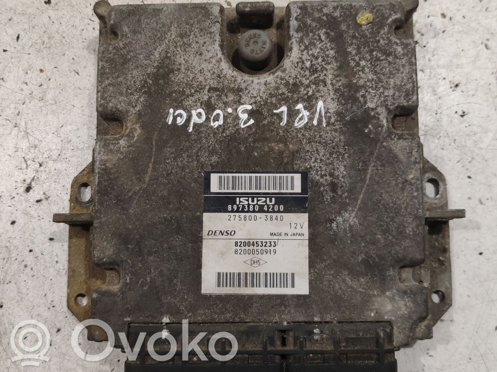 Renault Vel Satis Engine control unit/module ECU 