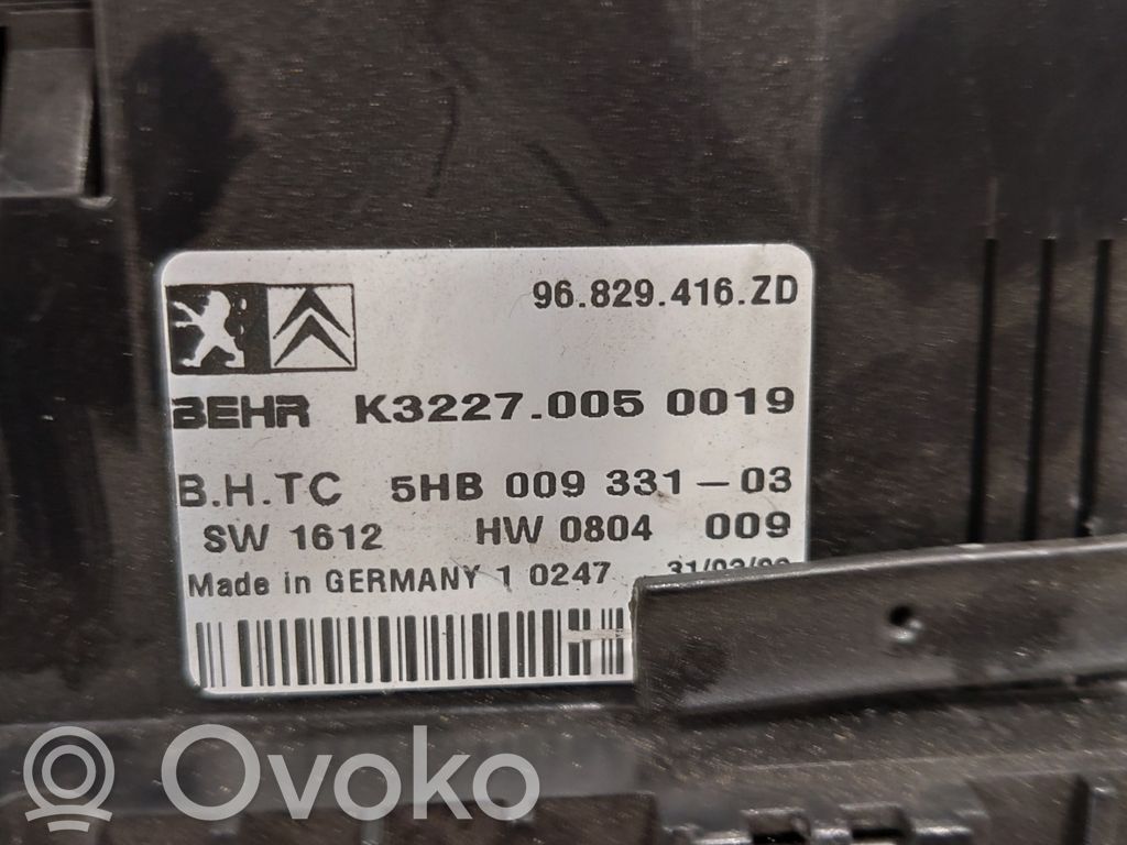 Citroen C5 Climate control unit 