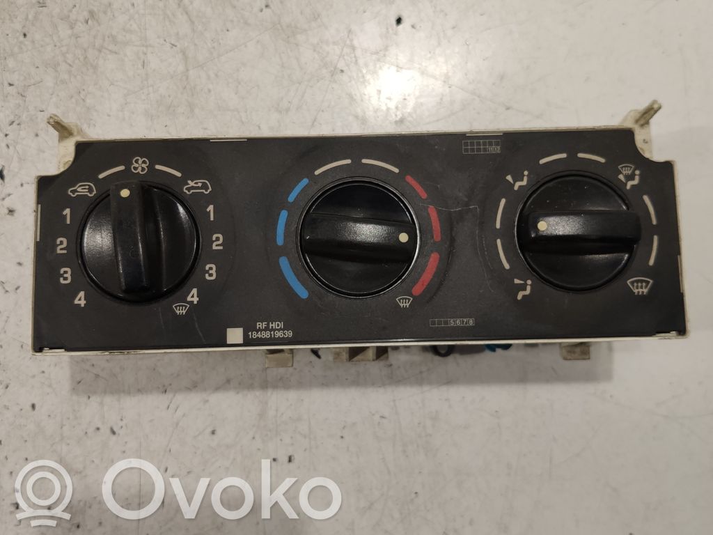 Citroen Berlingo Climate control unit 
