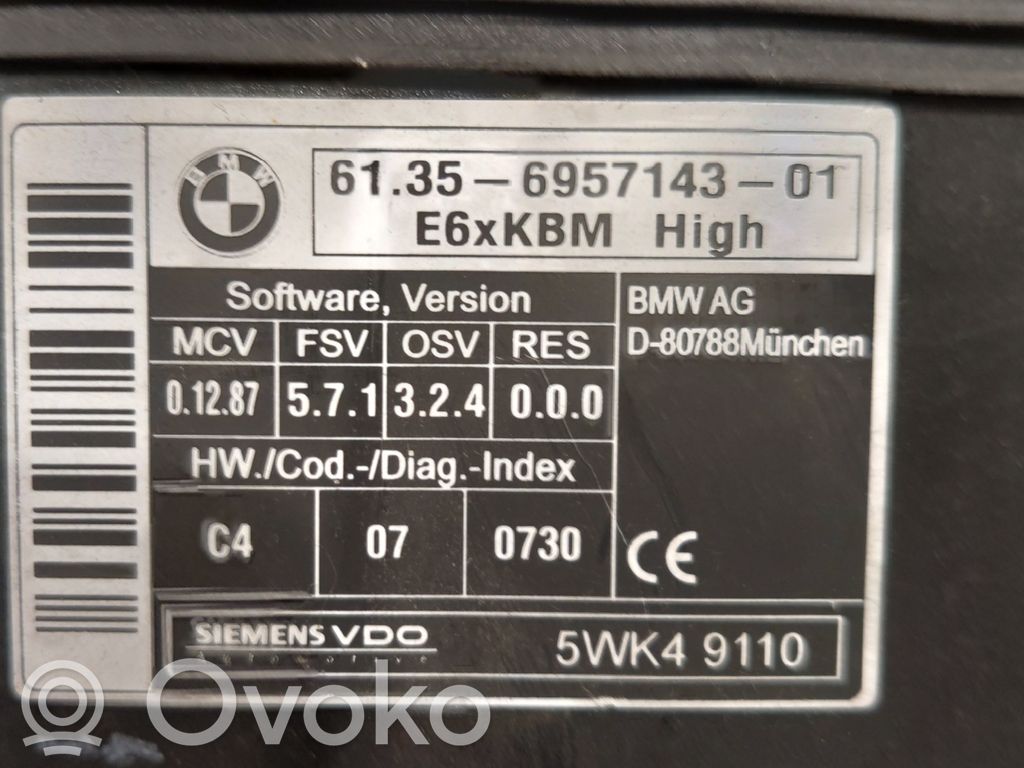 BMW 5 E60 E61 Comfort/convenience module 