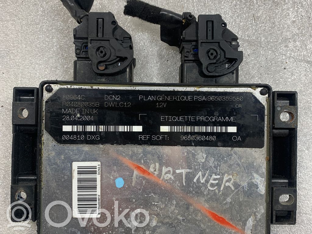 Engine control unit/module   9650360480,28042004,004810DXG