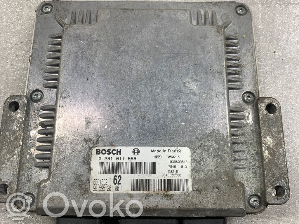Engine control unit/module   9659520180,0281011968