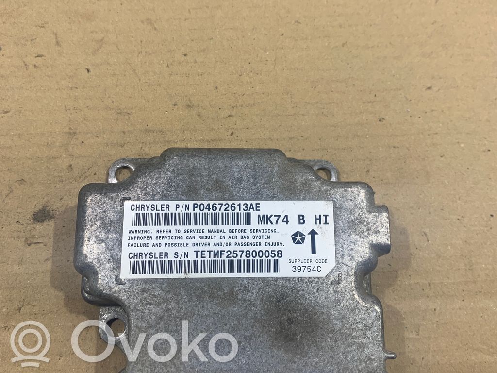 Sterownik / Moduł Airbag   P04672613AE,MK74