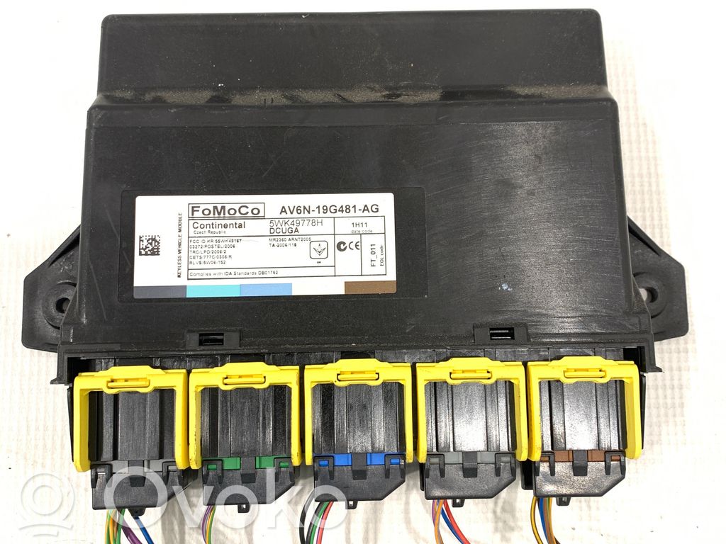 Module confort   AV6N19G481AG,5WK49778H