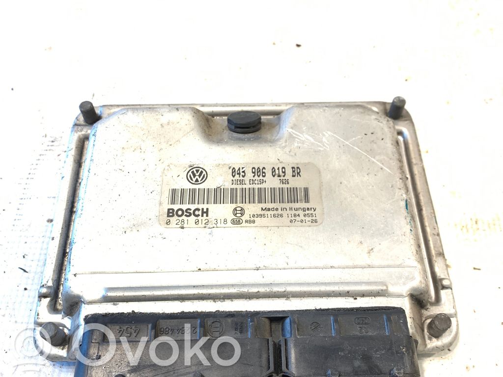 Engine control unit/module   045906019BR,0281012318