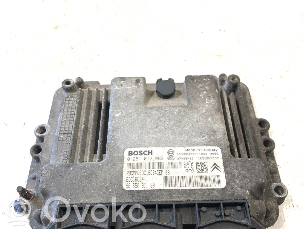 Peugeot Expert Engine control unit/module 