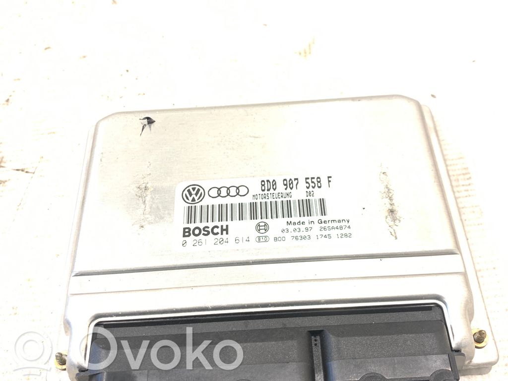 Engine control unit/module   8D0907558F,26SA4874,0261204614