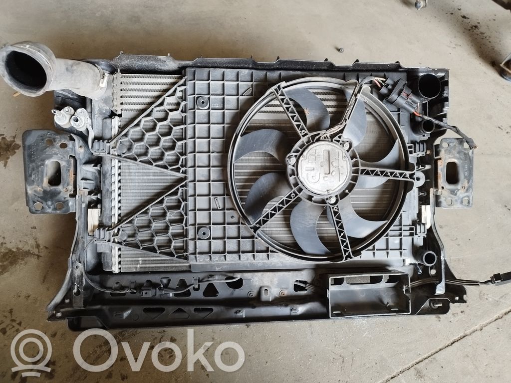 Peugeot 4007 Jäähdyttimen kehyksen suojapaneeli 