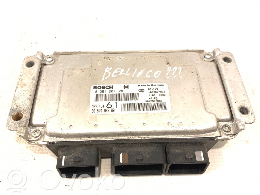 Citroen Berlingo Engine control unit/module 