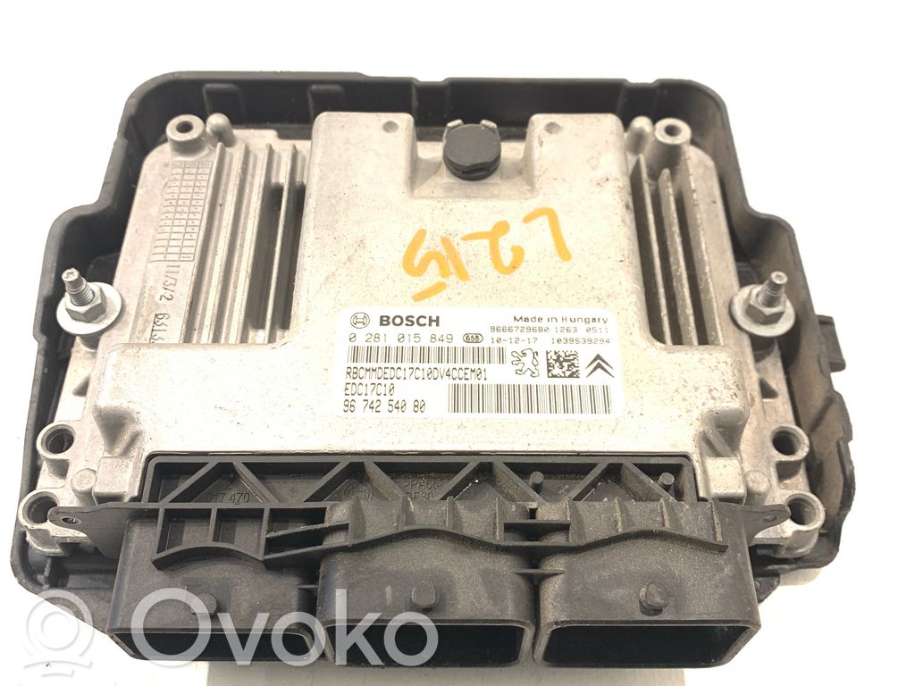 Citroen C3 Engine control unit/module 