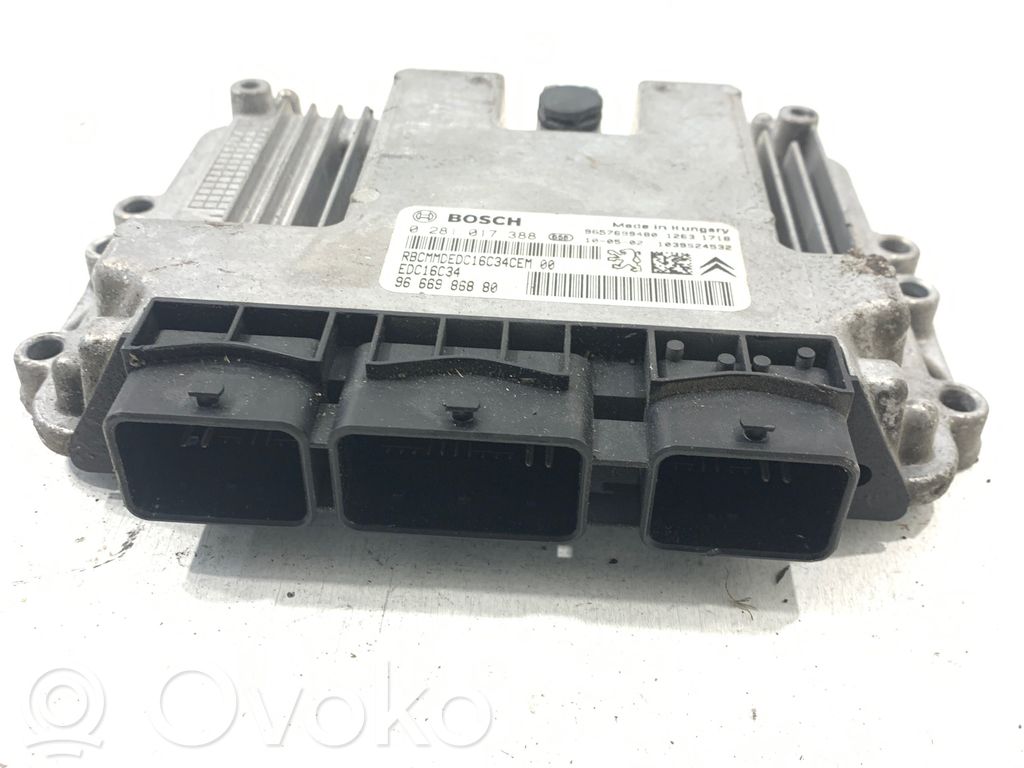 Peugeot 207 Engine control unit/module ECU 