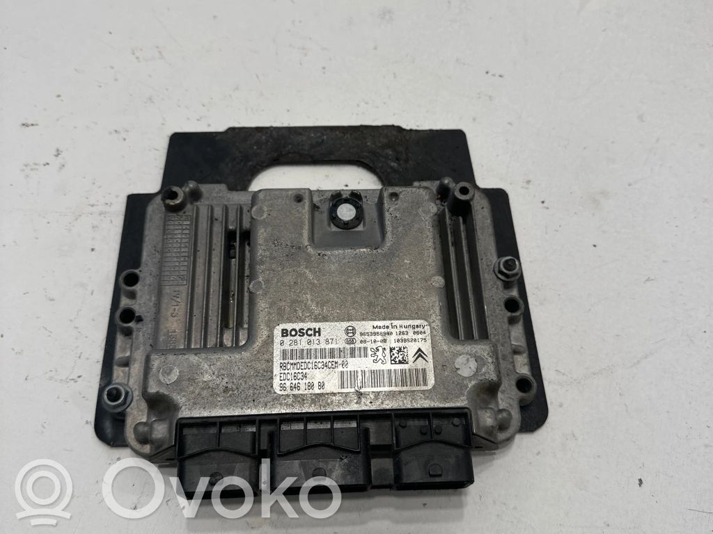 Citroen C4 I Engine control unit/module 