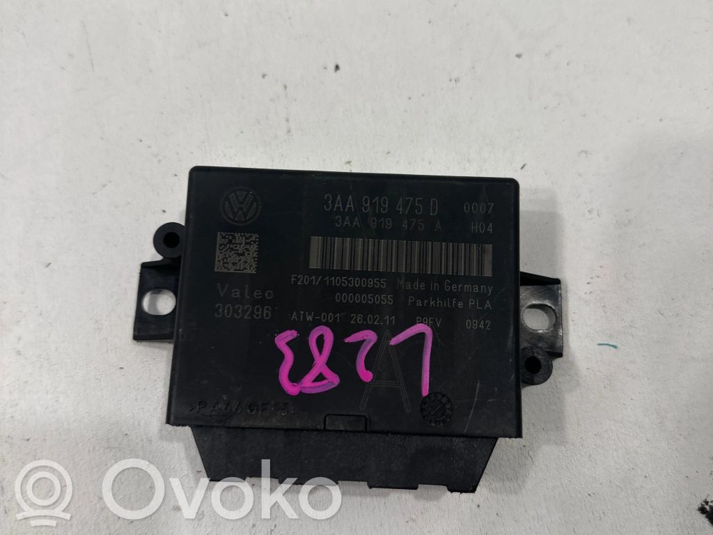 Volkswagen PASSAT B7 Sterownik / Moduł parkowania PDC 
