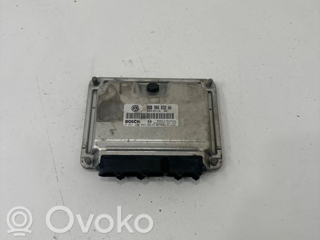 Engine control unit/module   036906032AA,1039S03835,0261208045