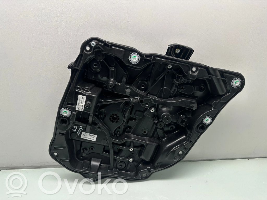 BMW 5 G30 G31 G38 Mechanizm podnoszenia szyby tylnej bez silnika 