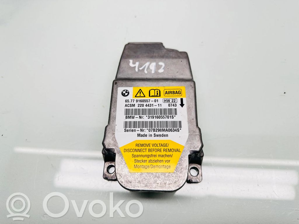 BMW 5 E60 E61 Airbag control unit/module 