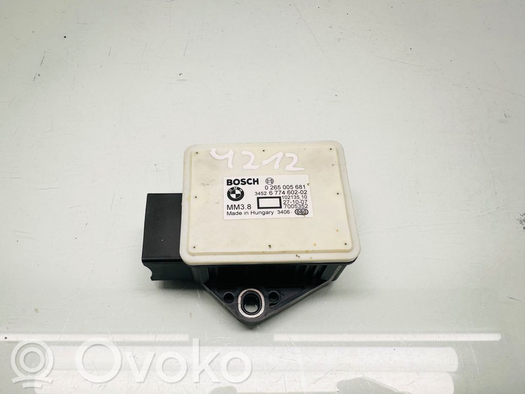 BMW 5 E60 E61 ESP acceleration yaw rate sensor 