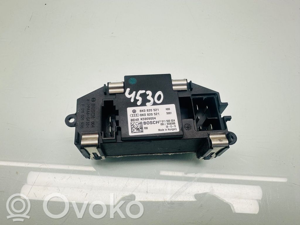 Audi A4 S4 B8 8K Rezystor / Opornik dmuchawy nawiewu 