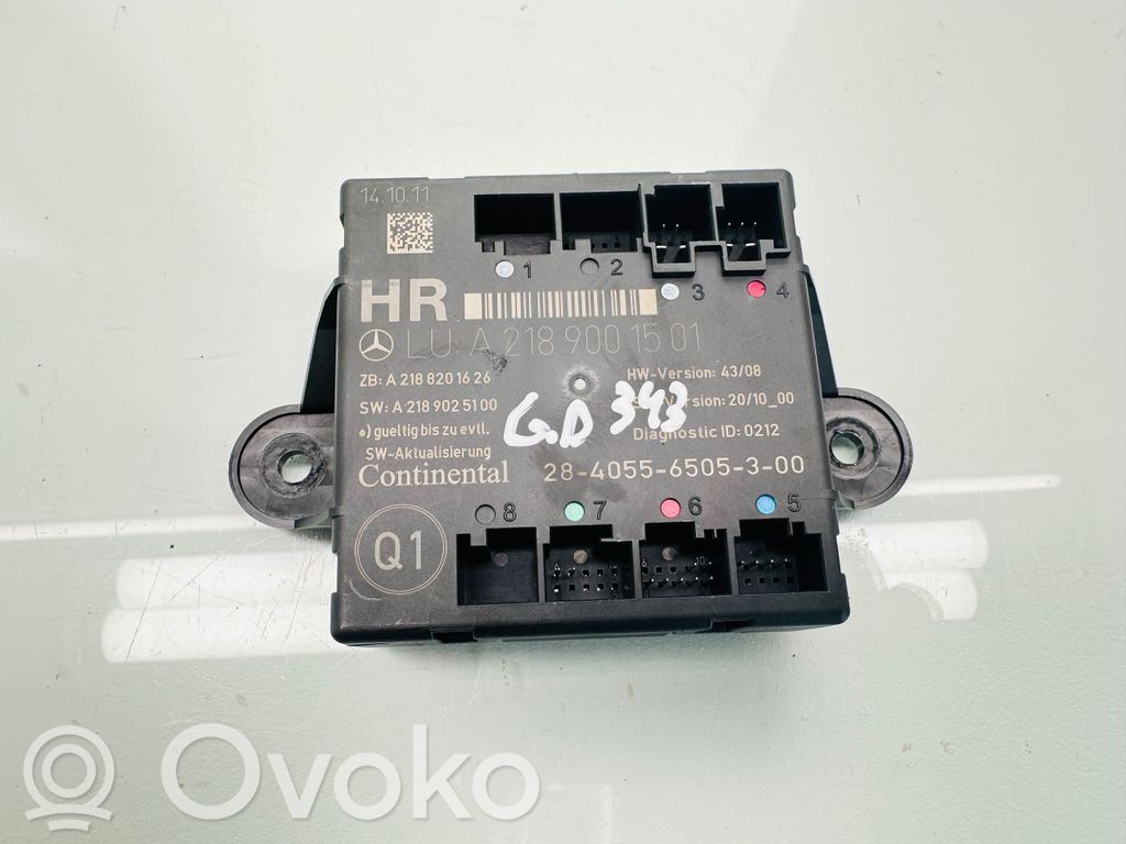 Mercedes-Benz CLS C218 X218 Door control unit/module 