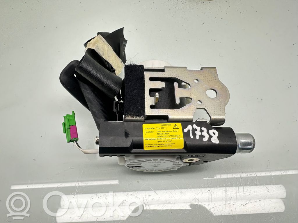 Volvo XC60 Cinturón trasero 