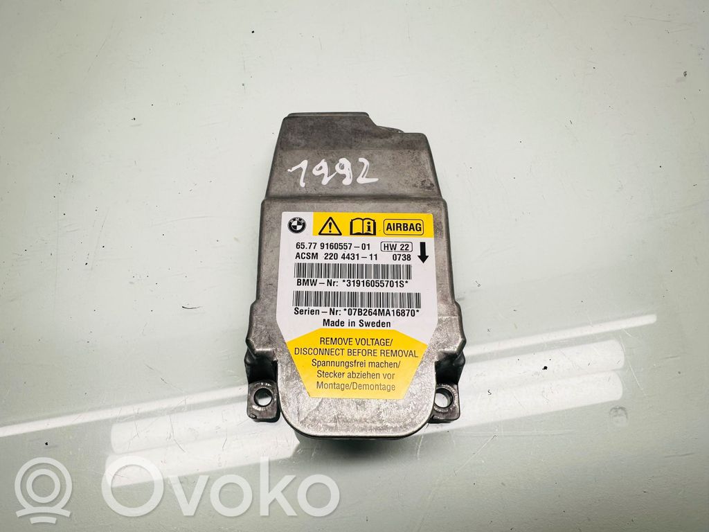 BMW 5 E60 E61 Airbag control unit/module 