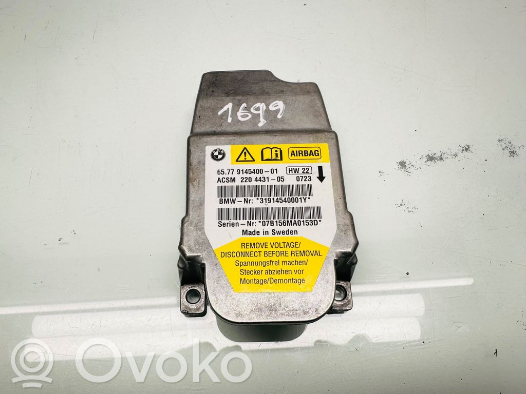 BMW 5 E60 E61 Airbag control unit/module 