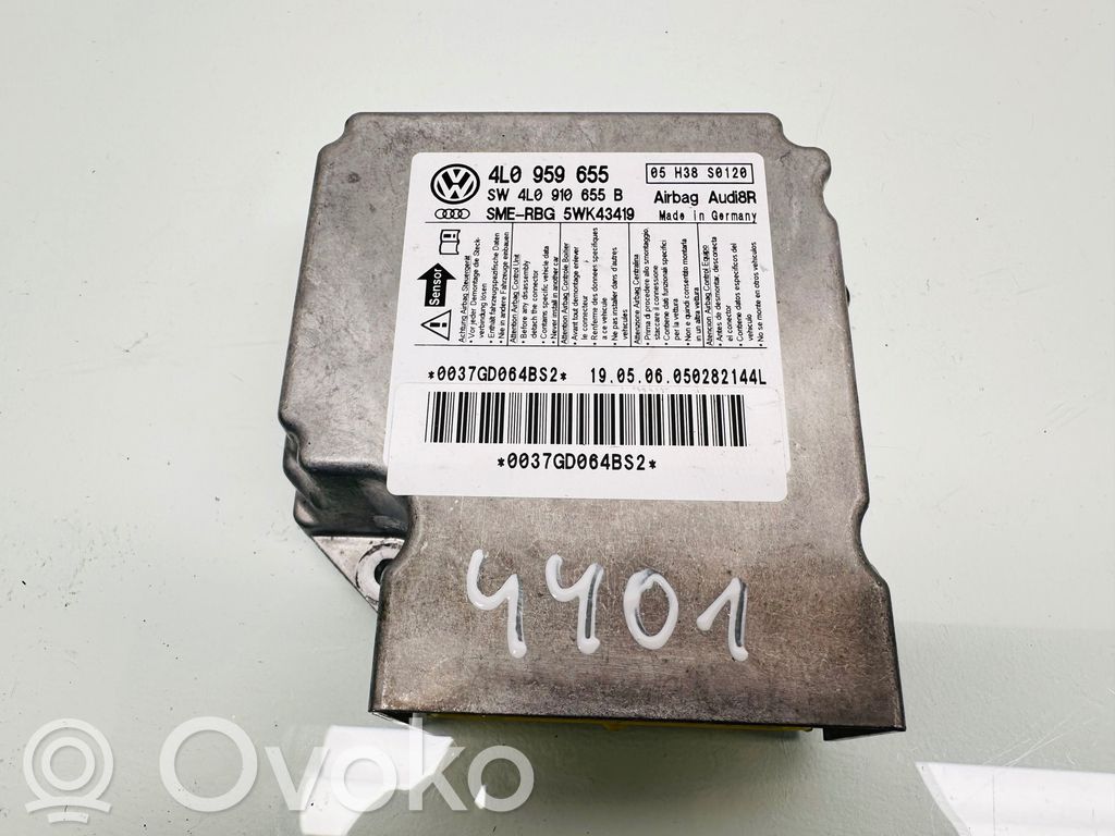 Airbag control unit/module   4L0959655B,0037GD064BS2,5WK43419
