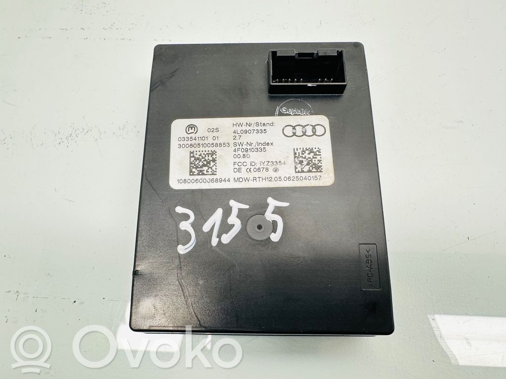 Audi Q7 4L Keyless (KESSY) go control unit/module 
