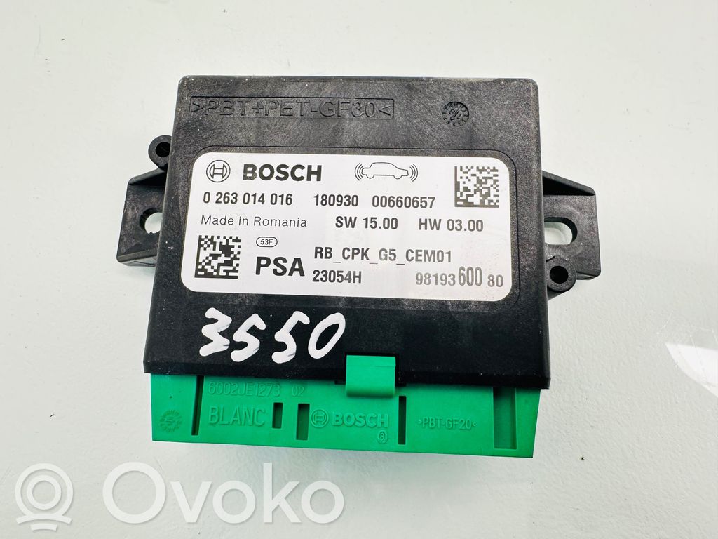 Peugeot Expert Other control units/modules 