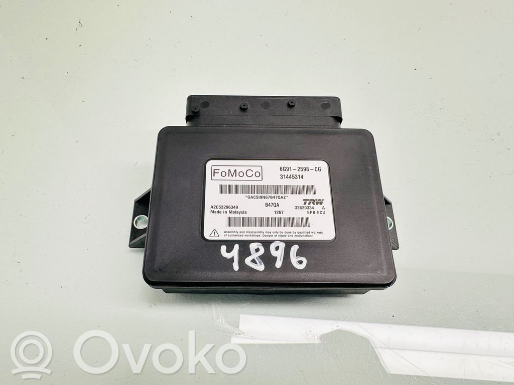 Volvo V60 Hand brake control module 