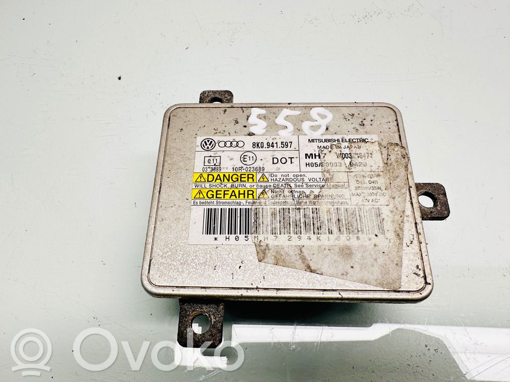 Audi A4 S4 B8 8K Headlight ballast module Xenon 