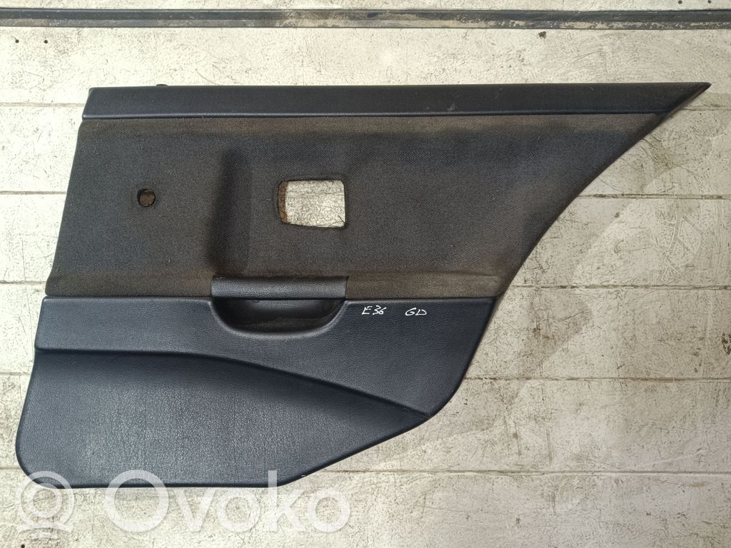Rear door card panel trim