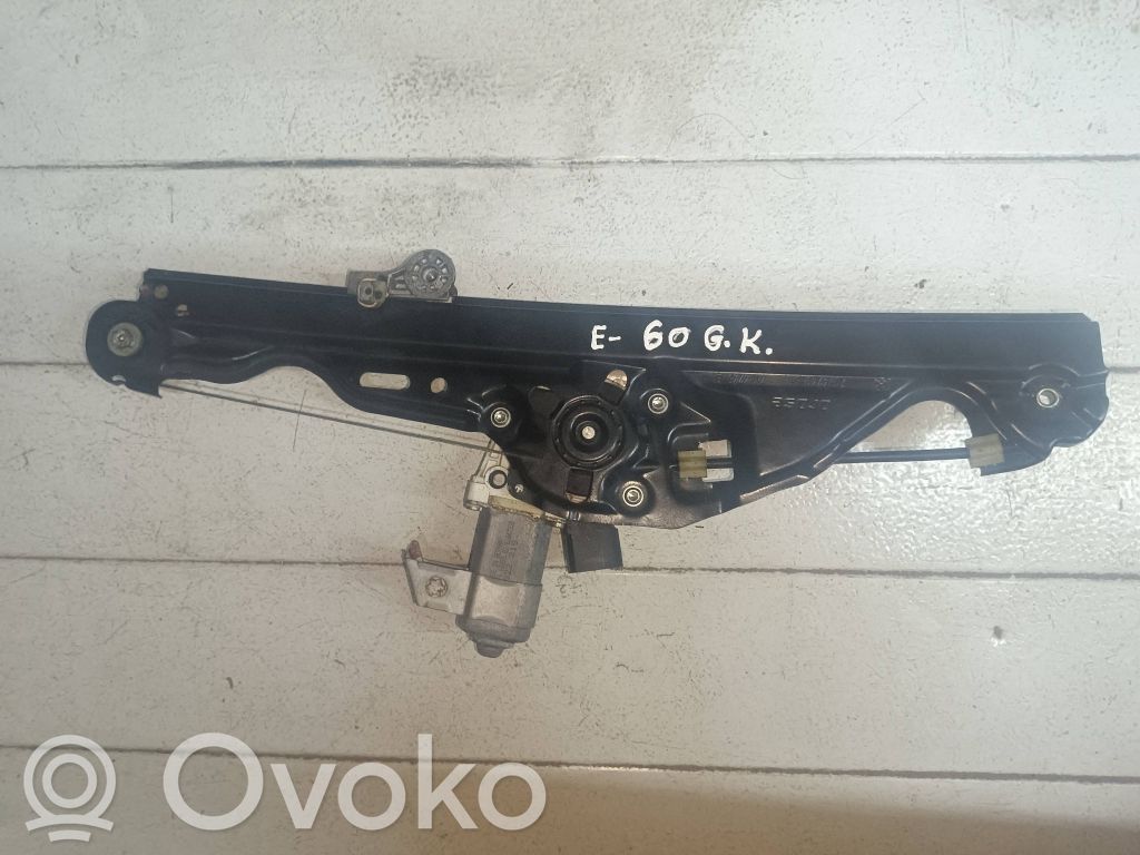 Rear door window regulator with motor   7184745E