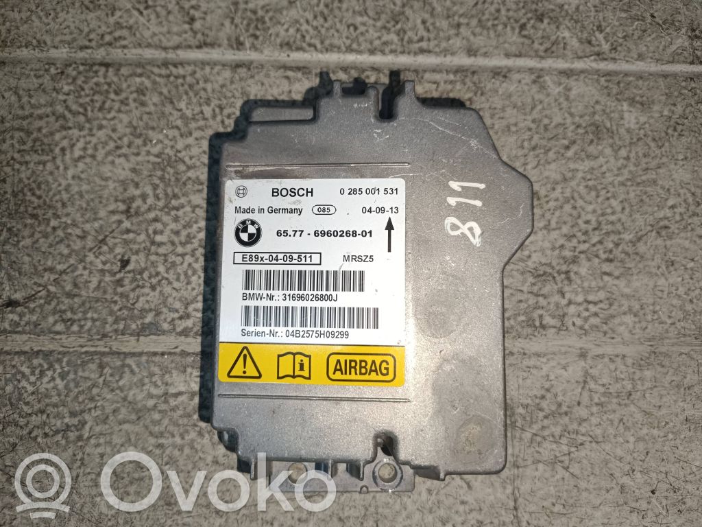 BMW 1 E81 E87 Turvatyynyn ohjainlaite/moduuli 