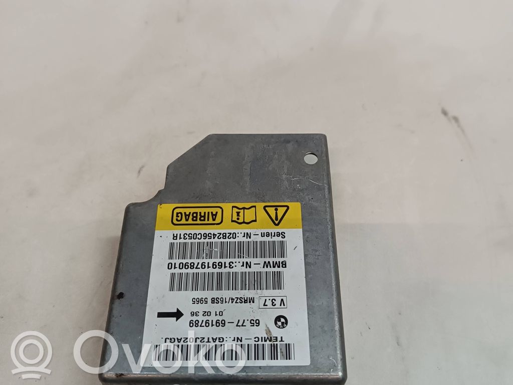 BMW 5 E39 Module de contrôle airbag 